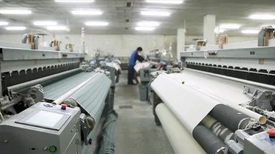 Elektronik Pamuklu Kumaş Hava Jetli Tezgahlar Mekanik Dokuma Teknolojisi 1000 RPM