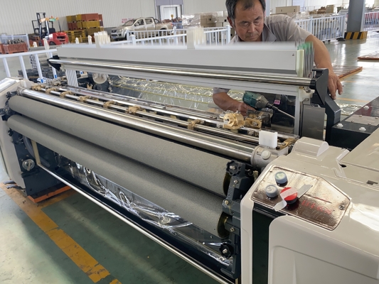 Çift Nozullu Elektronik Armüllü Tezgah 210cm Mekanik Su Jetli Tezgah Dokuma Makinesi