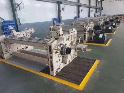 1000 RPM Hızlı Hava Jet Tezgahı Çift Nozul 200cm Kumaş Pamuklu Dokuma Makinesi